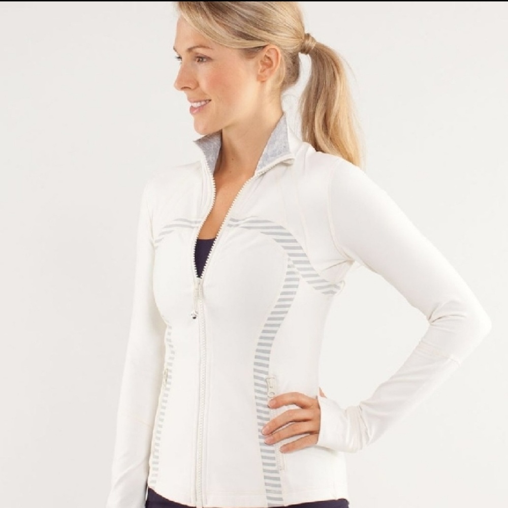 Lululemon Polar Cream Define Zip Jacket